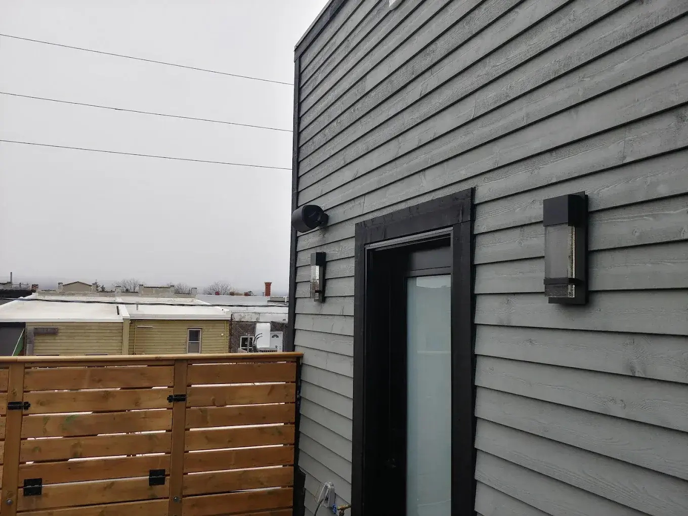 Outdoor security system installation